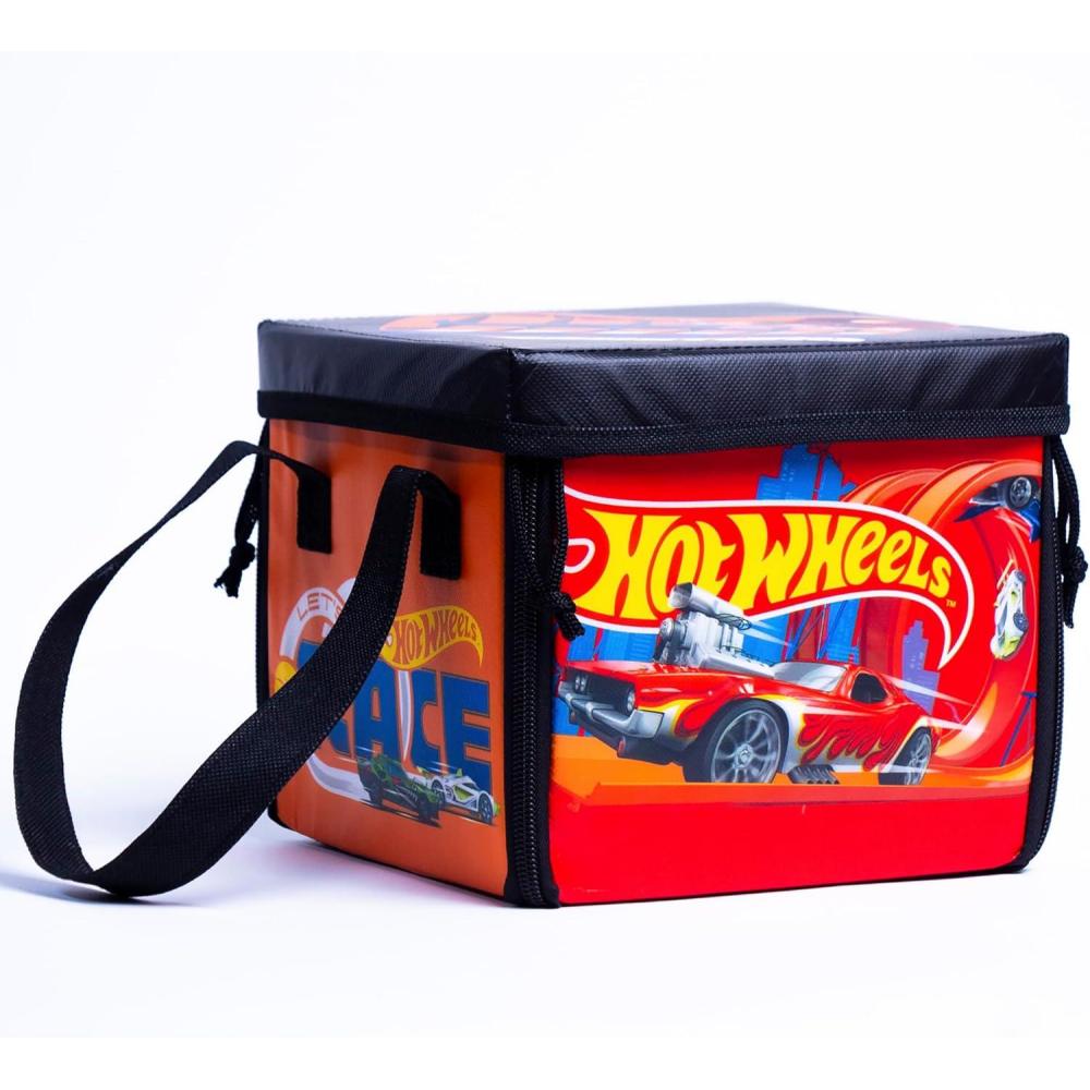 image:imageHot Wheels Tara Toy ZipBin Ramp It Up Unzip to Convert Into A 21x21 Racetrack Playmat amp Car Ramp Storage amp Play Toy Car Box Kids Ages 3Storage and Racetrack