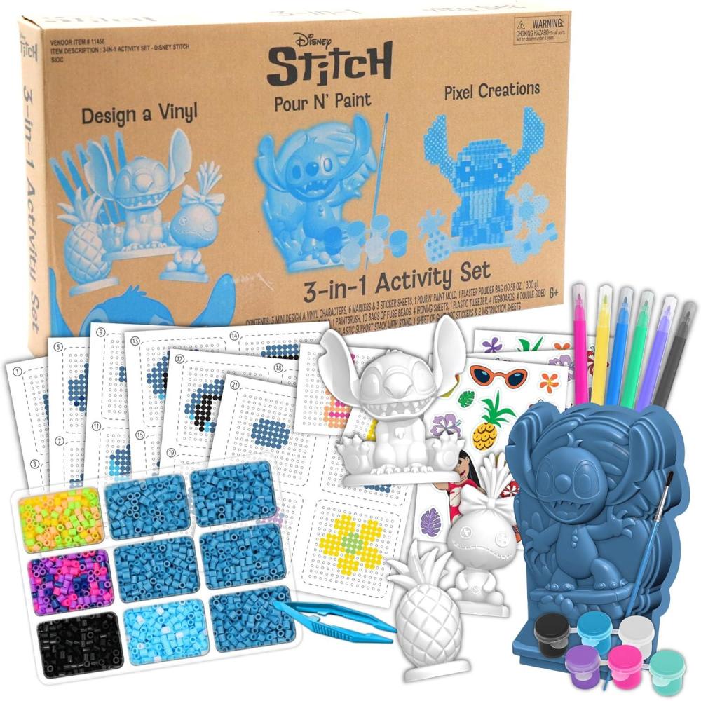 image:imageTara Toys Disney Stitch 3 in 1 Activity Set