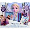 Disney Frozen Activity Tote – Ultimate Princess Adventure Bag with Coloring Books, Stickers, Crayons & Games – Travel-Friendly Art Set for Girls Ages 3+ – Great Gift for Creative Play(Frozen)