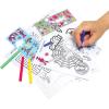 Disney Stitch Stow & Go Activity Kit – 17-Piece Travel Art Set with Coloring Sheets, Crayons, Stickers & Carrying Case – Preschool Creative Kit for Ages 3+(Spidey)