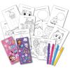 Disney Stitch Stow & Go Activity Kit – 17-Piece Travel Art Set with Coloring Sheets, Crayons, Stickers & Carrying Case – Preschool Creative Kit for Ages 3+(Gabby’s Dollhouse)