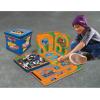 Hot Wheels Tara Toy: ZipBin Ramp It Up – Unzip to Convert Into A 21″x21″ Racetrack Playmat & Car Ramp, Storage & Play, Toy Car Box, Kids Ages 3+(Storage Cube)
