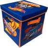 Hot Wheels Tara Toy: ZipBin Ramp It Up – Unzip to Convert Into A 21″x21″ Racetrack Playmat & Car Ramp, Storage & Play, Toy Car Box, Kids Ages 3+(Storage Cube)