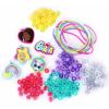 Tara Toys Barbie Necklace Activity Set – 160-Piece DIY Jewelry & Bead Kit with 5 Silicone Necklaces, 150+ Beads & Character Charms, Creative Craft Toy for Kids Ages 3+