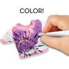 Tara Toys Barbie Tie-Dye Fashion Designer Kit – DIY Design Set for Girls with Dresses, Markers, Stickers & Tools – Create Real Barbie Outfits, Craft Activity for Kids Ages 6+