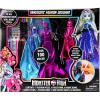 Monster High Fashion Designer Set DIY Doll Clothing Craft Kit for Kids with Stickers, Fabric, Sketchbook & Tools Creative Gift for Girls Ages 6+(MONSTER HIGH)
