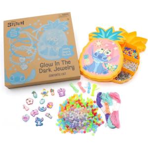 Tara Toys Disney Stitch Glow in The Dark Jewelry Activity Set(Casual)