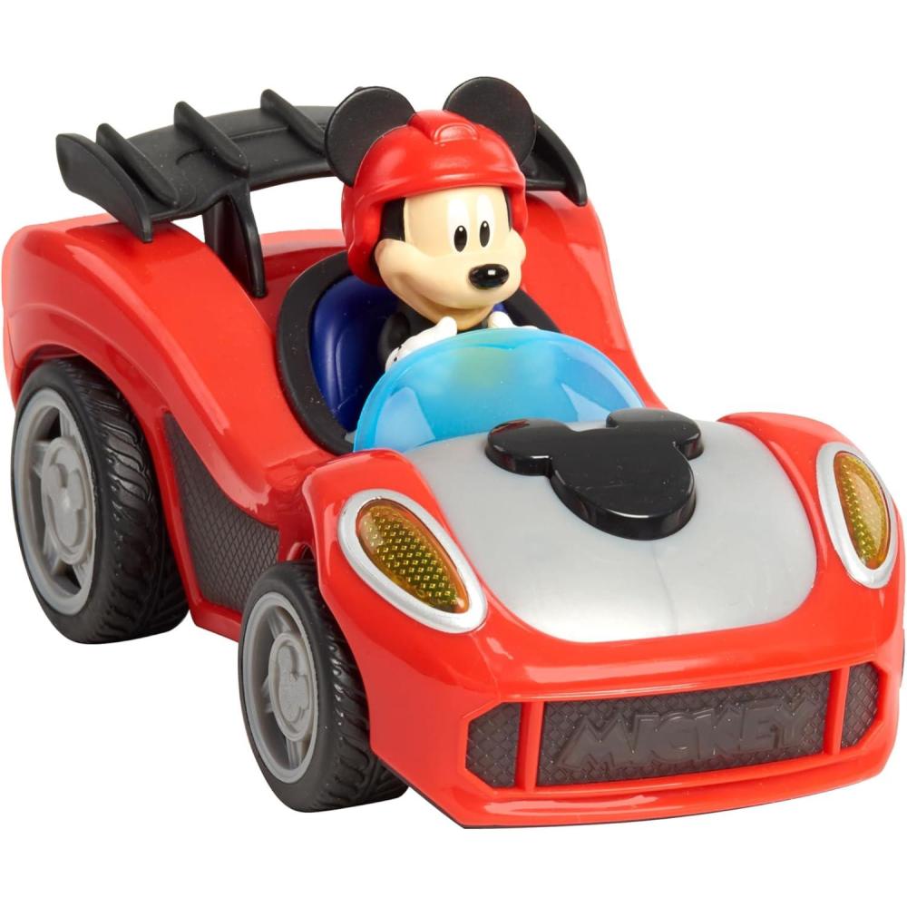 image:imageMickey Mouse Rev n Go Vehicles with Lights and Sounds Mickeys Car Mickey Mouse Phrases Kids Toys for Ages 3 Up by Just Play