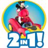 Disney Junior Mickey Mouse Funhouse Transforming Vehicle, Mickey Mouse, Red Toy Car, Preschool, Kids Toys for Ages 3 Up by Just Play
