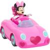 Disney Junior Mickey Mouse Funhouse Transforming Vehicle, Minnie Mouse, Pink Toy Car, Preschool, Kids Toys for Ages 3 Up by Just Play