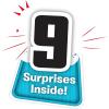 Disney Junior Mickey Mouse Mystery Figure Capsule, 9 Pieces Inside, Officially Licensed Kids Toys for Ages 3 Up by Just Play