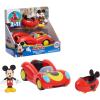 Disney Junior Mickey Mouse Funhouse Transforming Vehicle, Mickey Mouse, Red Toy Car, Preschool, Kids Toys for Ages 3 Up by Just Play