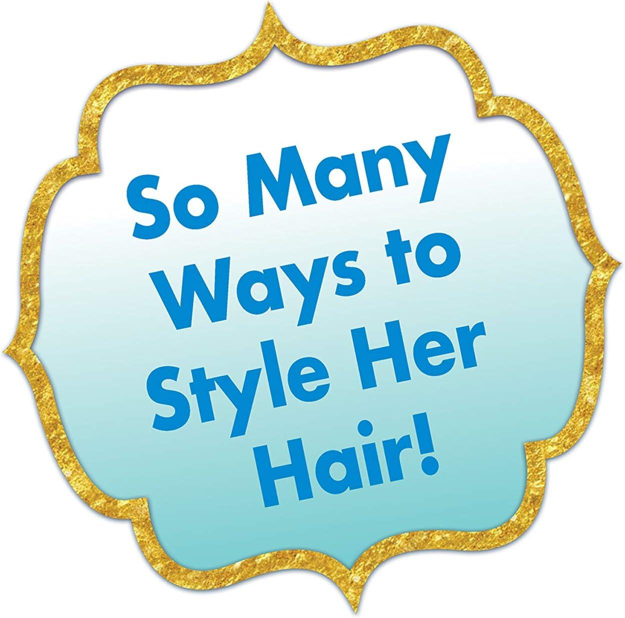 image:imageDisney Princess Jasmine Styling Head with Accessories 14pieces Black Hair and Brown Eyes Kids Toys for Ages 3 Up by Just Play