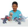 JURASSIC WORLD Blue 7-inch Small Plush Dinosaur, Velociraptor, Stuffed Animal, Kids Toys for Ages 3 Up by Just Play