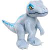 JURASSIC WORLD Blue 7-inch Small Plush Dinosaur, Velociraptor, Stuffed Animal, Kids Toys for Ages 3 Up by Just Play
