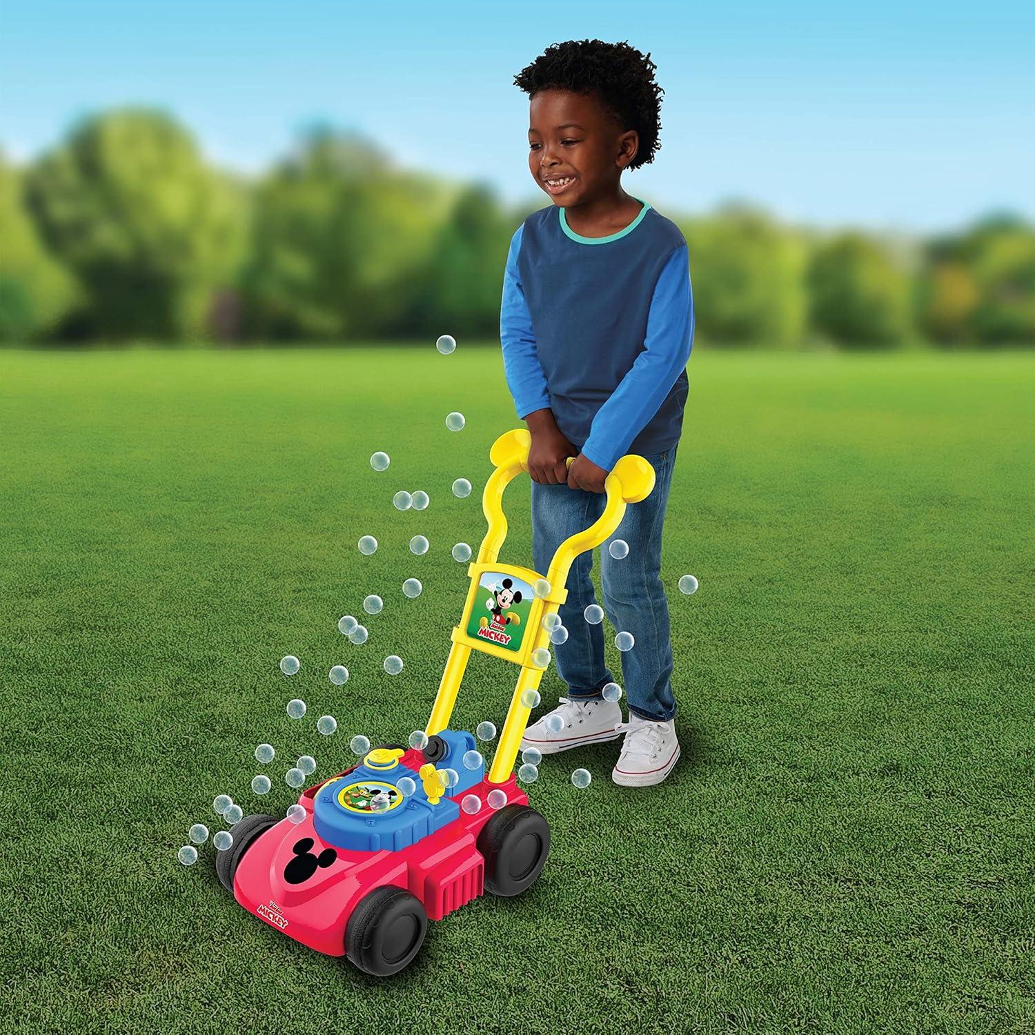 image:imageDisney Junior Mickey Mouse Bubble Mower Pretend Play and Outdoor Kids Toys for Ages 3 Up Amazon Exclusive by Just Play