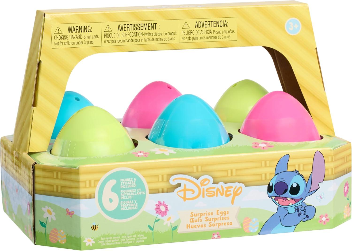 image:imageDisney Mickey Mouse Surprise Eggs Figures in Easter Egg Capsule Easter Basket Stuffers and Egg HuntsStitch