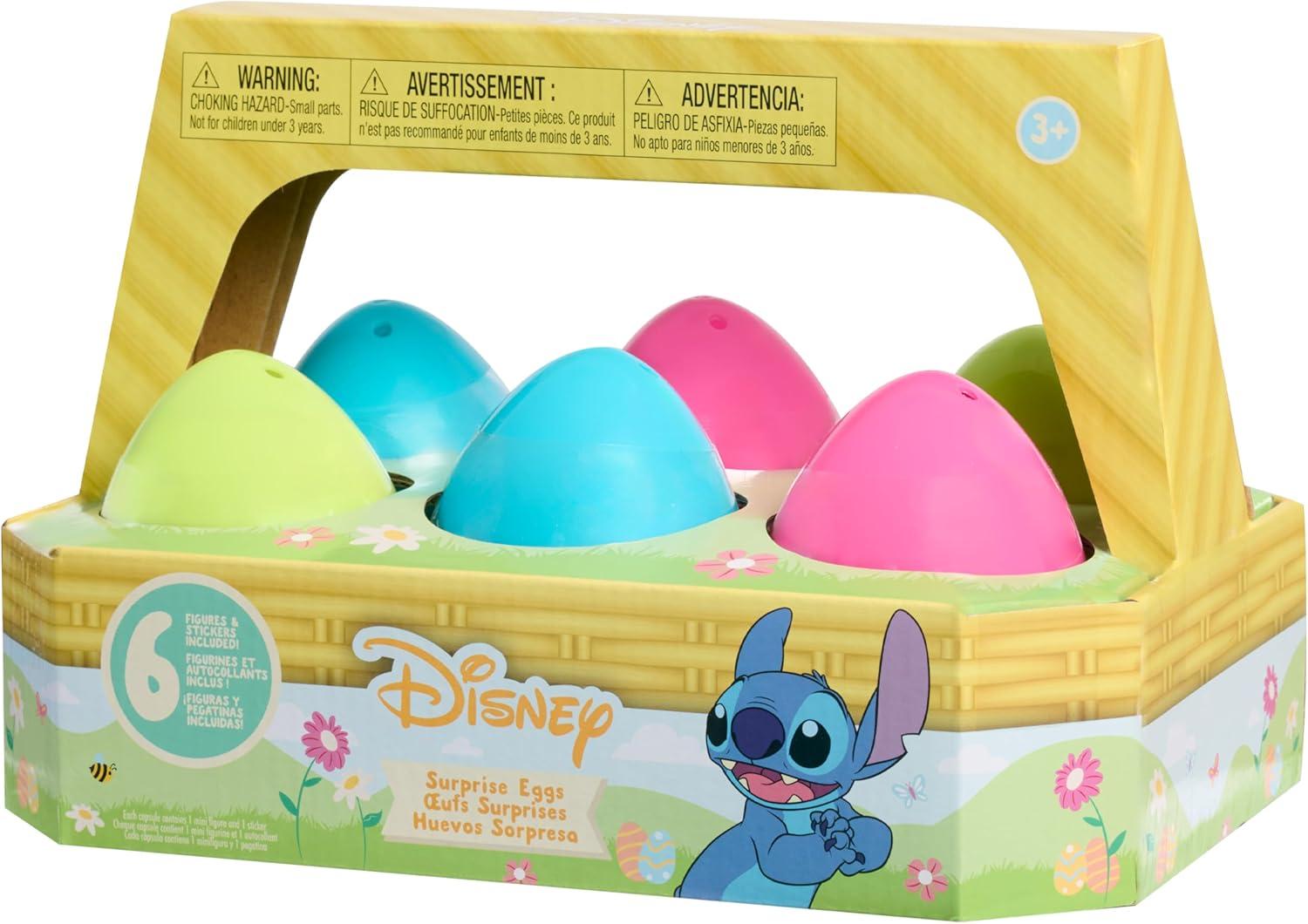 image:imageDisney Mickey Mouse Surprise Eggs Figures in Easter Egg Capsule Easter Basket Stuffers and Egg HuntsStitch