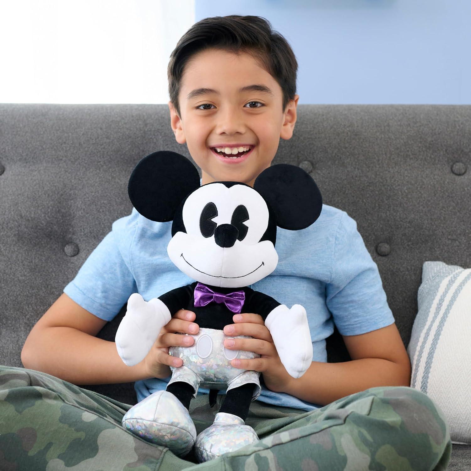 image:imageDisney100 Years of Wonder Mickey Mouse Large Plush Stuffed Animal Kids Toys for Ages 2 Up by Just PlayLarge