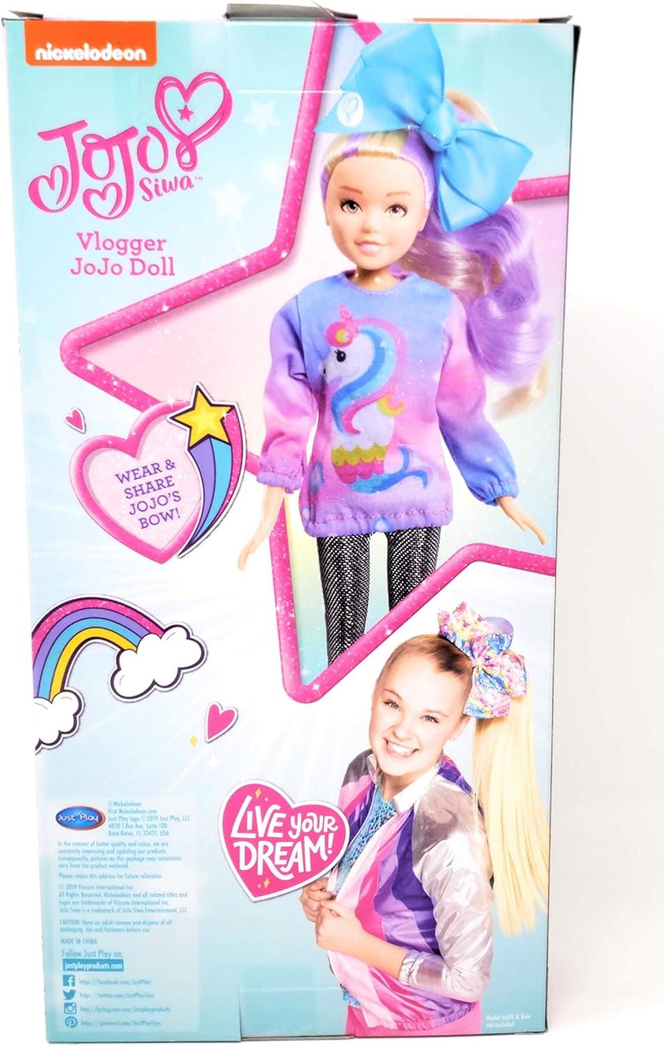 image:imageJoJo Siwa 10Inch Fashion Vlogger Articulated Doll in Unicorn Outfit Includes Camera and Bow Bow Accessories Kids Toys for Ages 3 Up by Just Play