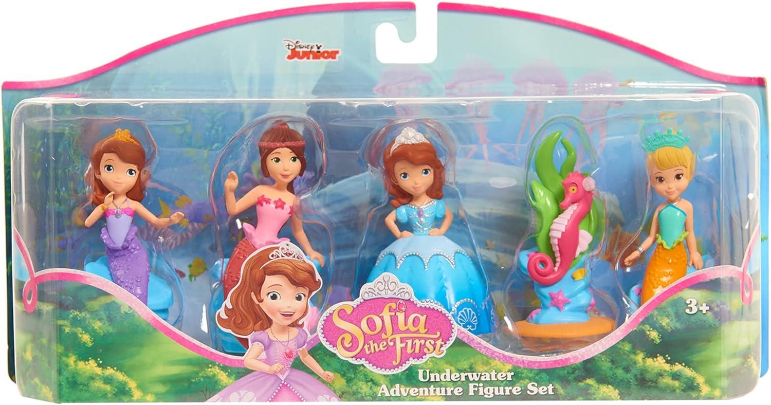 image:imageSofia The First Royal Friends Figure Set Includes 5 Figures all in 1 Set Mermaid Kids Toys for Ages 3 Up by Just Play