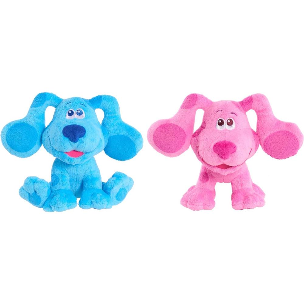 image:imageBlues Clues amp You 7inch Beanbag Plush Blue amp Magenta 2Pack Stuffed Animals Dog