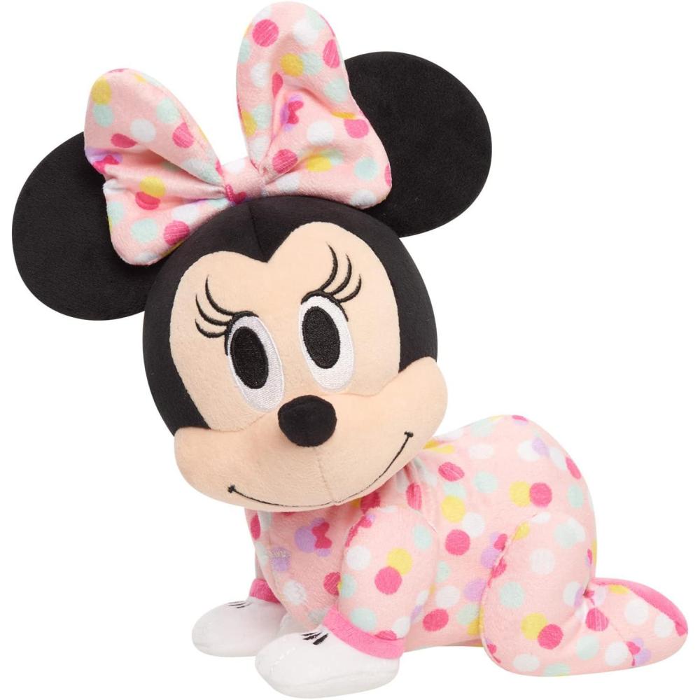 image:imageDisney Baby Musical Crawling Pals Plushie Minnie Mouse Interactive Crawling Plushie Stuffed Animal Kids Toys for Ages 09 Month by Just Play