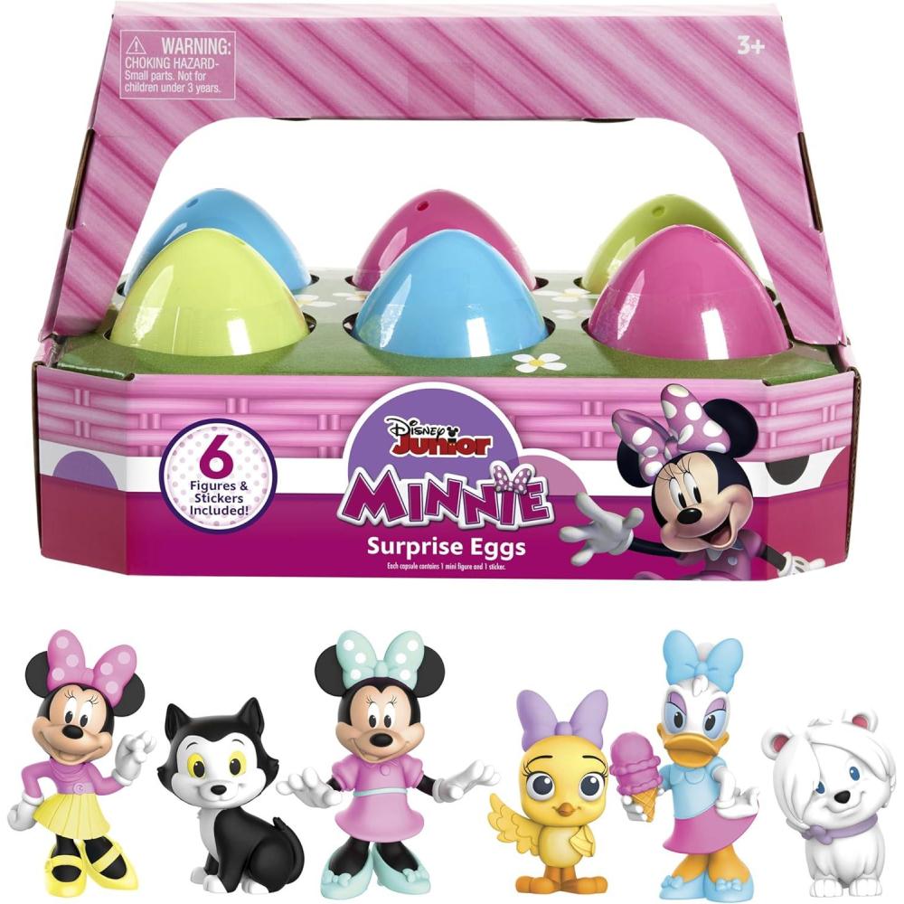 image:imageDisney Mickey Mouse Surprise Eggs Figures in Easter Egg Capsule Easter Basket Stuffers and Egg HuntsMinnie