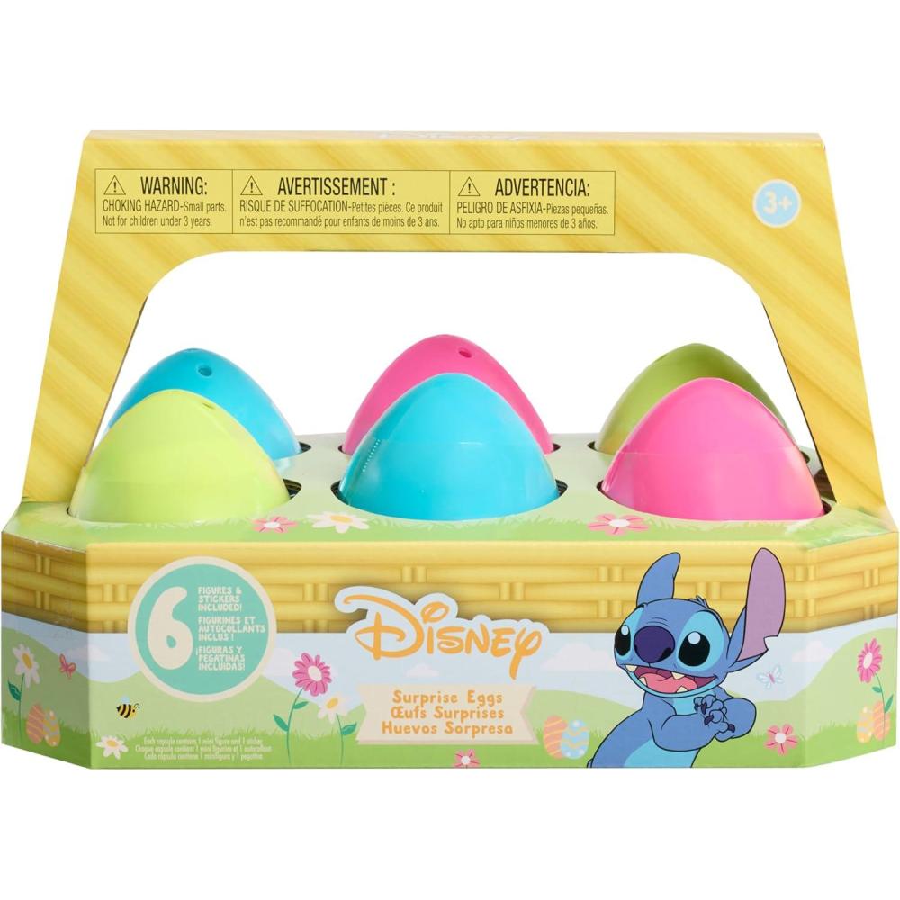 image:imageDisney Mickey Mouse Surprise Eggs Figures in Easter Egg Capsule Easter Basket Stuffers and Egg HuntsStitch