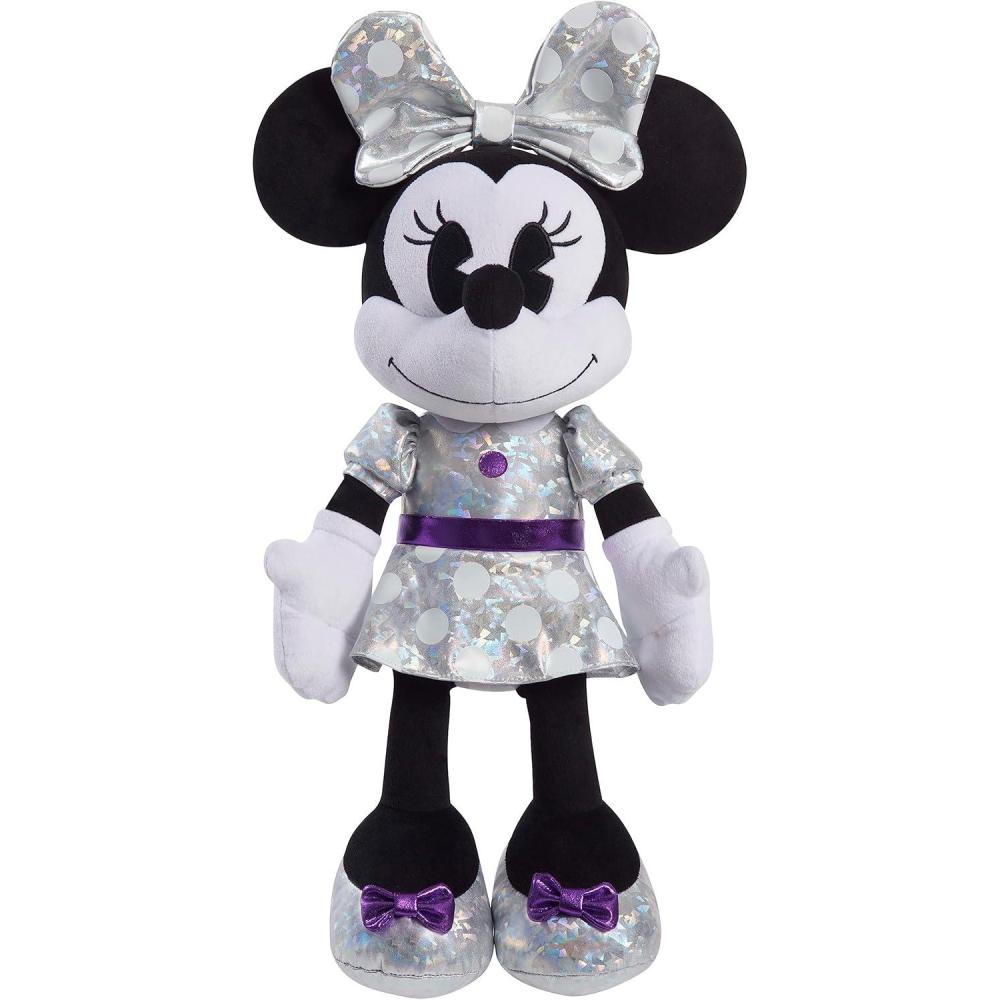 image:imageDisney100 Years of Wonder Minnie Mouse Large Plush Stuffed Animal Kids Toys for Ages 2 Up by Just PlayMulticolor