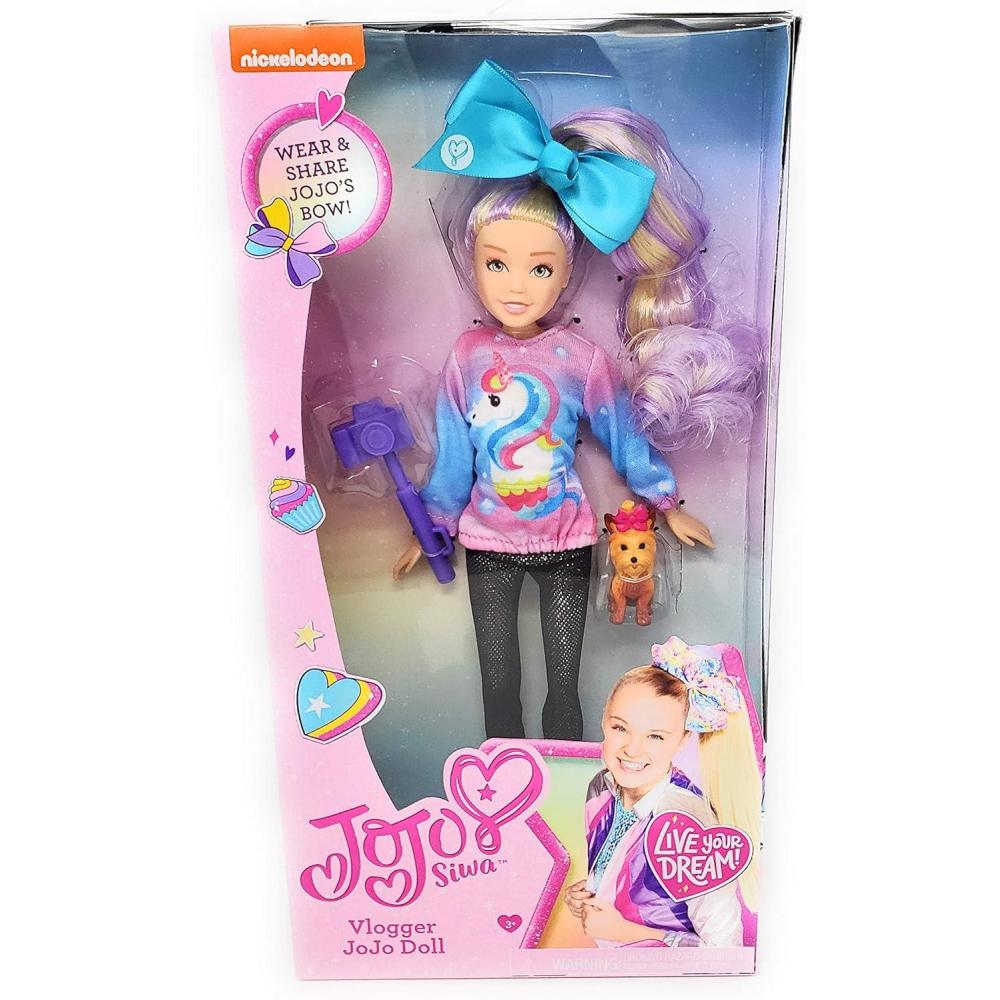 image:imageJoJo Siwa 10Inch Fashion Vlogger Articulated Doll in Unicorn Outfit Includes Camera and Bow Bow Accessories Kids Toys for Ages 3 Up by Just Play