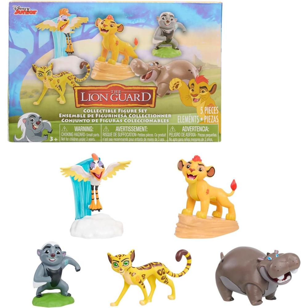 image:imageLion Guard Figures 5 Piece Set Deluxe 3inch Figures Lion King Kids Toys for Ages 3 Up Amazon Exclusive by Just Play