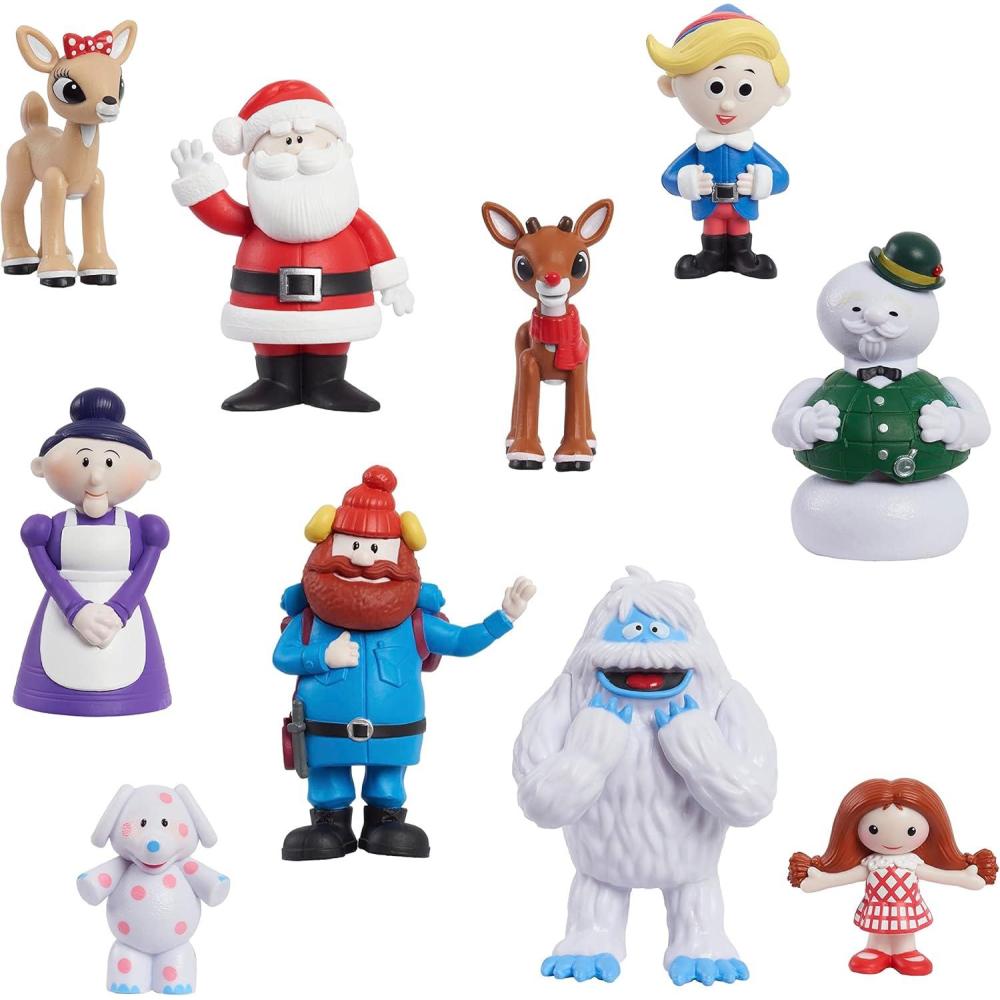 image:imageRudolph the RedNosed Reindeer Figure Set 10Piece Figure Set Kids Toys for Ages 3 Up by Just Play