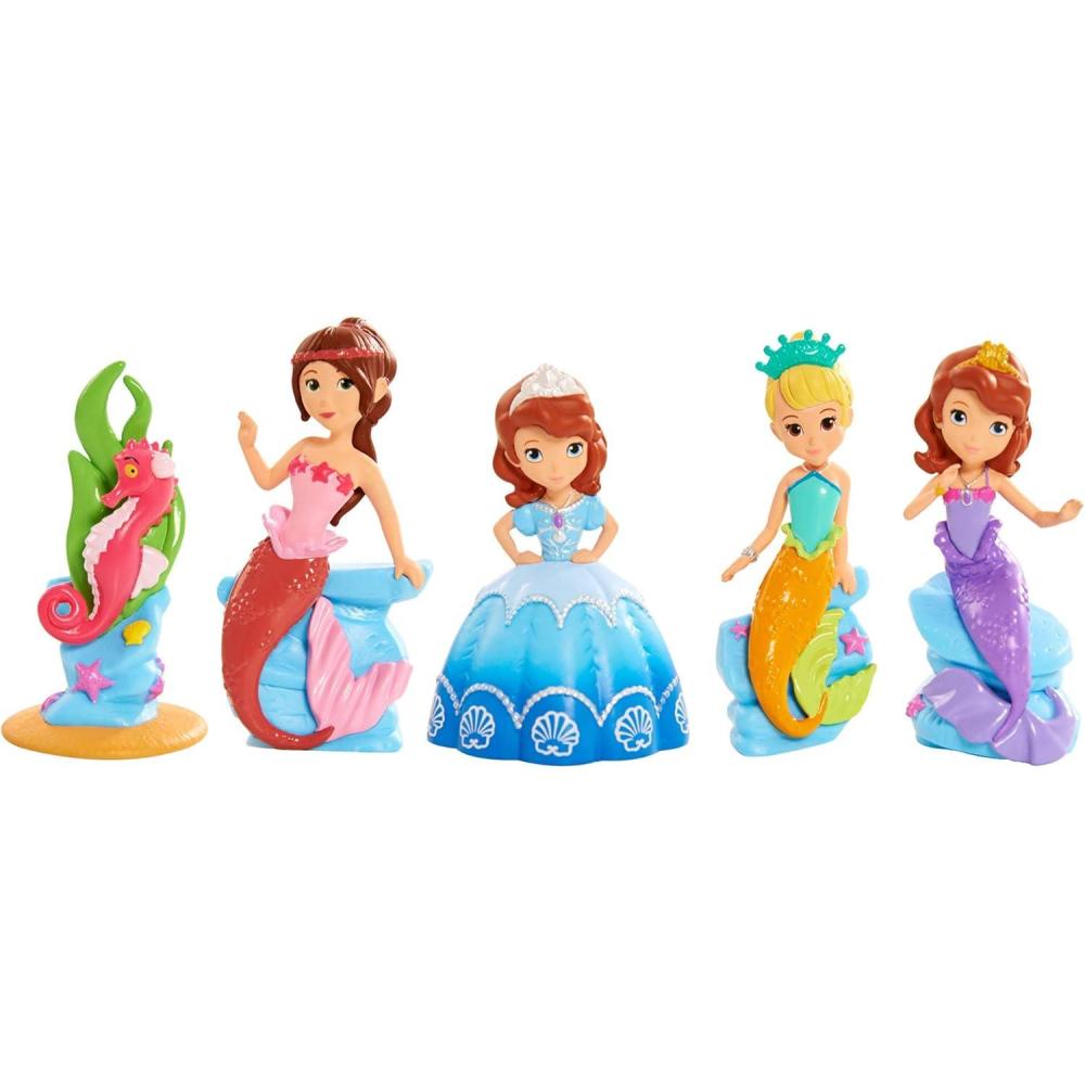 image:imageSofia The First Royal Friends Figure Set Includes 5 Figures all in 1 Set Mermaid Kids Toys for Ages 3 Up by Just Play