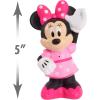 Disney Junior Minnie Mouse 3-Pack Bath Toys, Figures Include Minnie Mouse, Daisy Duck, and Figaro, Kids Toys for Ages 3 Up by Just Play