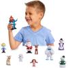 Rudolph the Red-Nosed Reindeer® Figure Set, 10-Piece Figure Set, Kids Toys for Ages 3 Up by Just Play