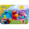 Sesame Street Floating Fun Friends 3-Piece Set Water Squirters Bath and Pool Toys, Kids Toys for Ages 2 Up by Just Play