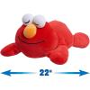 Sesame Street Sleepy Friends 22-inch Elmo Soft and Squishy Plush with Embroidered Details, Red Monster, Kids Toys for Ages 0+ by Just Play