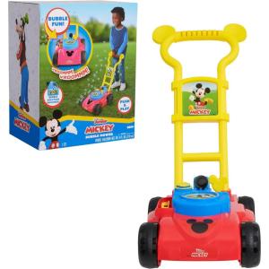 Disney Junior Mickey Mouse Bubble Mower, Pretend Play and Outdoor, Kids Toys for Ages 3 Up, Amazon Exclusive by Just Play