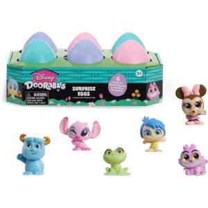 Disney Mickey Mouse Surprise Eggs, Figures in Easter Egg Capsule, Easter Basket Stuffers and Egg Hunts(Doorables)
