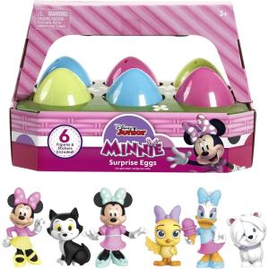 Disney Mickey Mouse Surprise Eggs, Figures in Easter Egg Capsule, Easter Basket Stuffers and Egg Hunts(Minnie)
