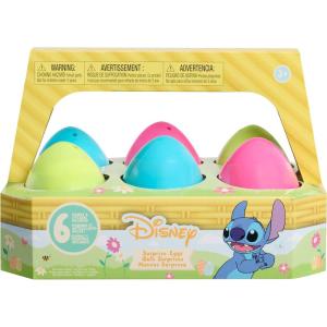 Disney Mickey Mouse Surprise Eggs, Figures in Easter Egg Capsule, Easter Basket Stuffers and Egg Hunts(Stitch)