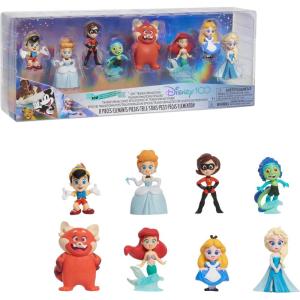 Disney100 Years of Relentless Pursuit, Limited Edition 8-piece Figure Set, Kids Toys for Ages 3 Up by Just Play(Epic Transformations)