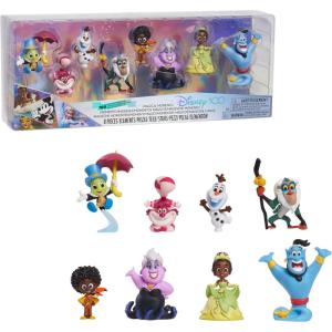 Disney100 Years of Spirited Adventures, Limited Edition 9-piece Figure Set, Kids Toys for Ages 3 Up by Just Play(Magical Moments)