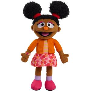 Sesame Street Love My Hair Gabrielle Plush, Officially Licensed Kids Toys for Ages 18 Month by Just Play