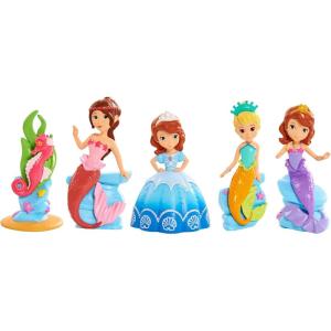 Sofia The First Royal Friends Figure Set, Includes 5 Figures all in 1 Set, Mermaid, Kids Toys for Ages 3 Up by Just Play