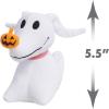 Disney Tim Burton’s The Nightmare Before Christmas Small 5.5-inch Zero Plush Stuffed Animal, Kids Toys for Ages 3 Up by Just Play