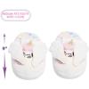 Flipeez Slippers, Unicorn, Medium, Kids Sizes 13-3