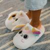 Flipeez Slippers, Unicorn, Medium, Kids Sizes 13-3