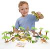 National Geographic Kids Tub of Realistic Dinosaur Toy Figures, Packaging from Recycled Material, Storage Container, Kids Toys for Ages 3 Up, Amazon Exclusive(Fossil Expedition)